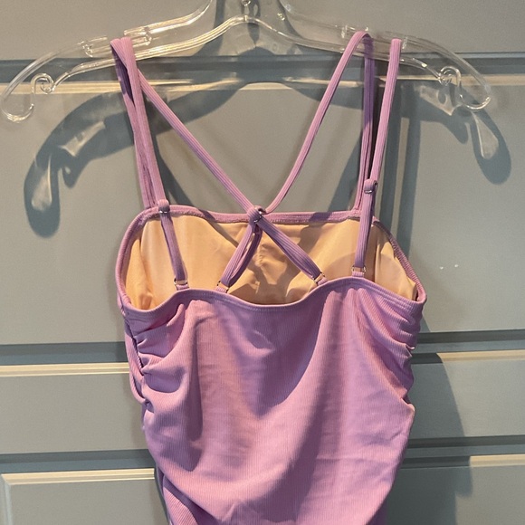 Lilac Ruched One Piece - Picture 6 of 6